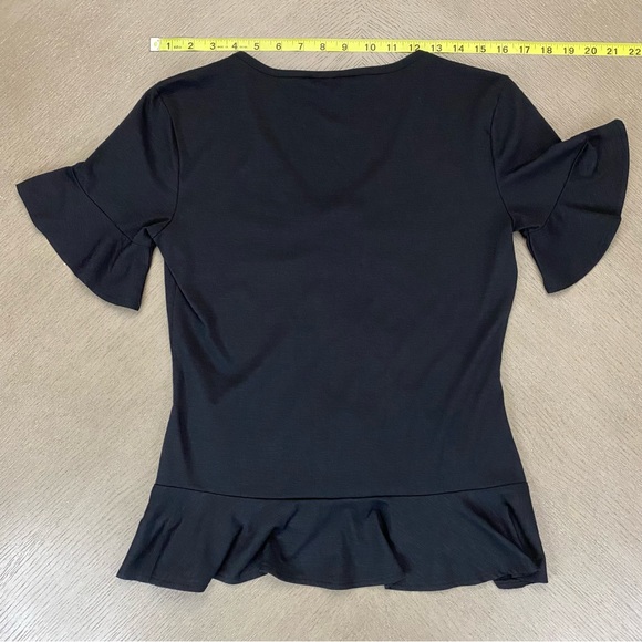 Juicy Couture Black Flowy Medium Shirt - Picture 4 of 10